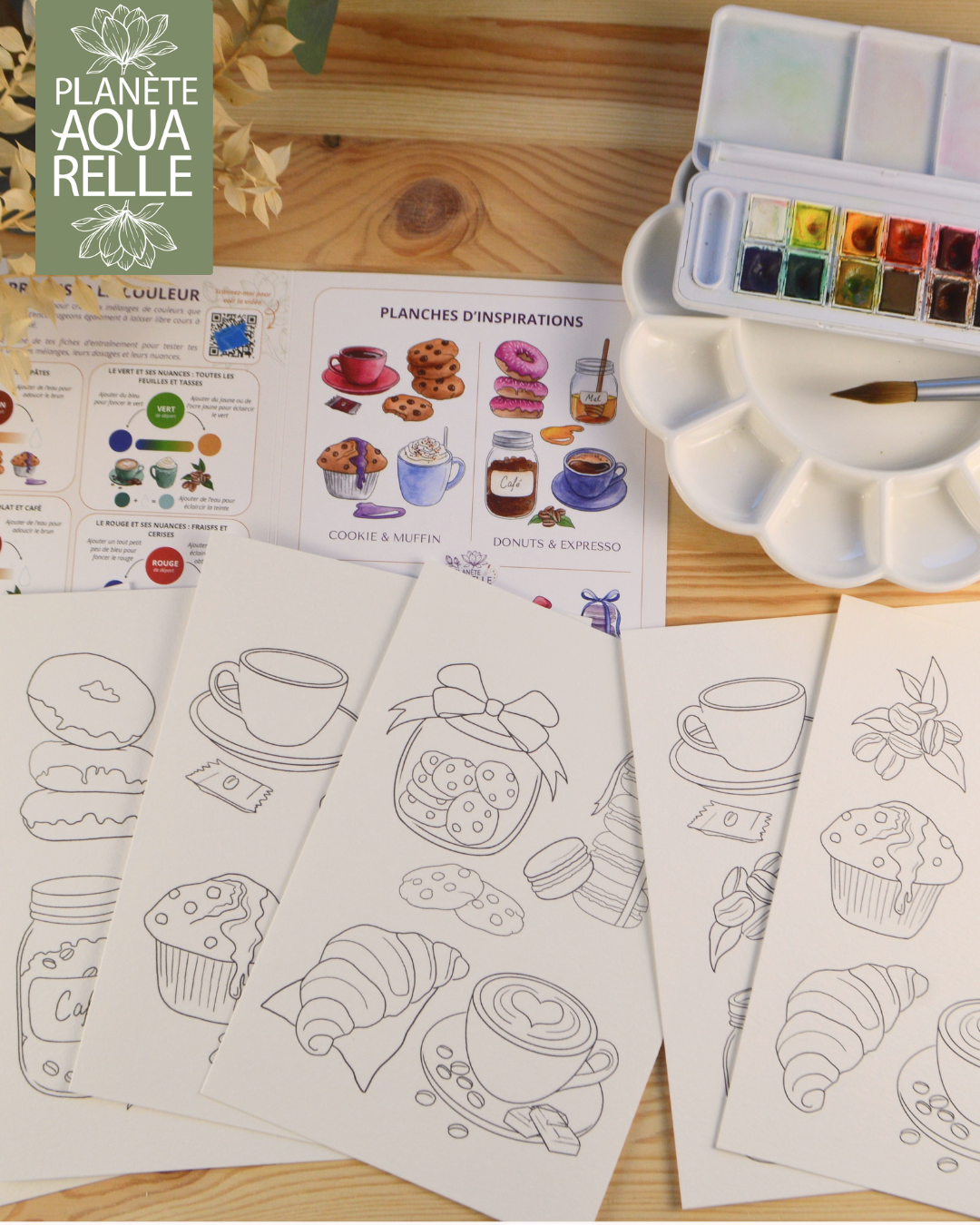 kit-aquarelle-pre-trace-cafe-gourmands-planete-aquarelle-idee-cadeau1
