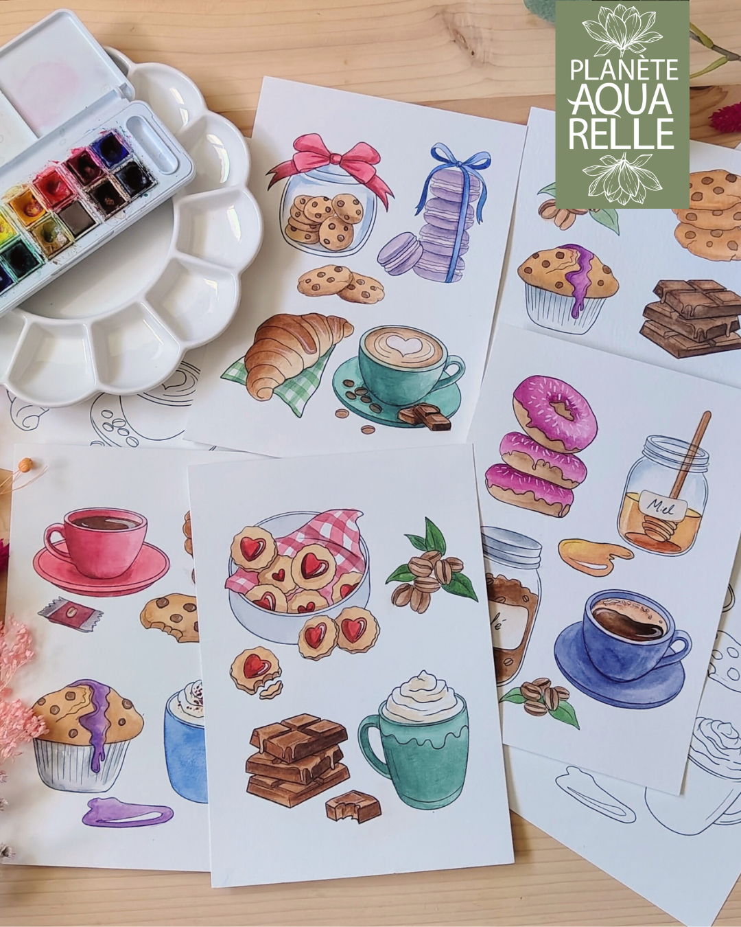 kit-aquarelle-pre-trace-cafe-gourmands-planete-aquarelle-idee-cadeau3
