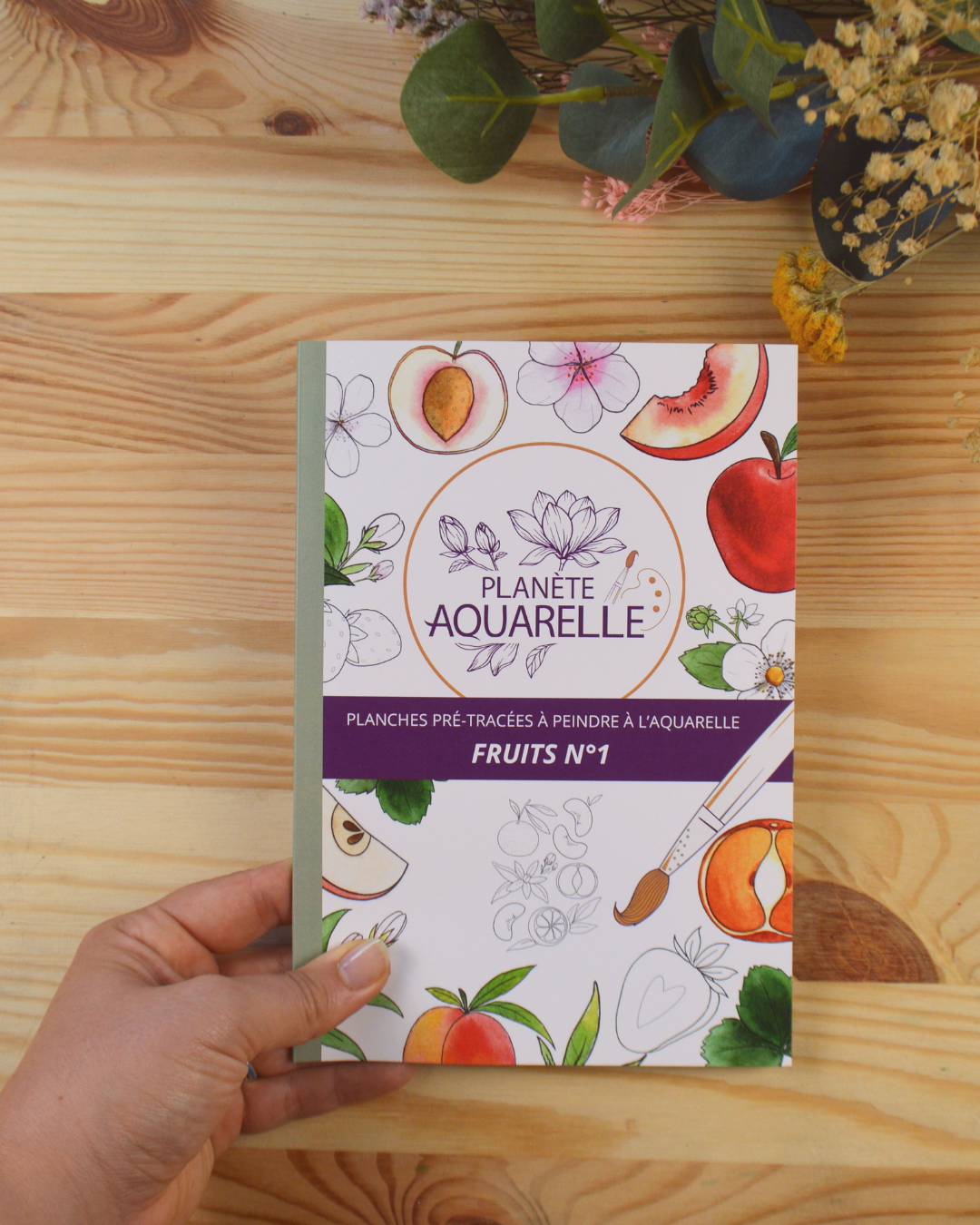 kit aquarelle pré-tracée à peindre - Planète Aquarelle