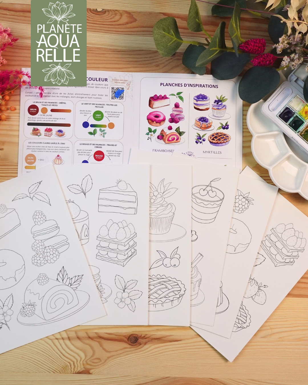 Kit Aquarelle - Desserts N°1 – Image 2