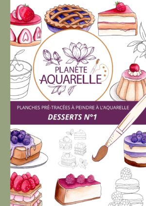 Kit Aquarelle - Desserts N°1