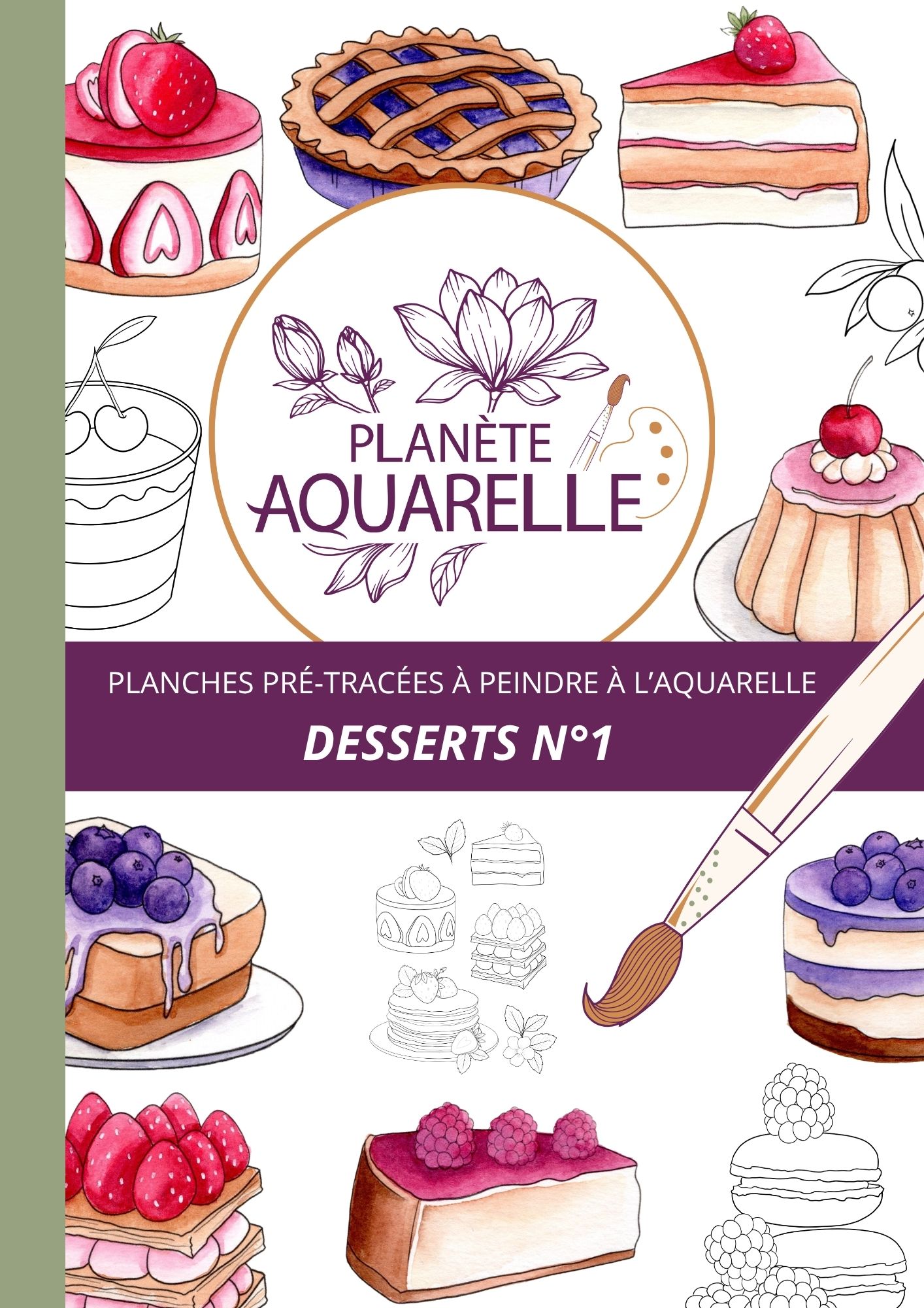 Kit Aquarelle - Desserts N°1