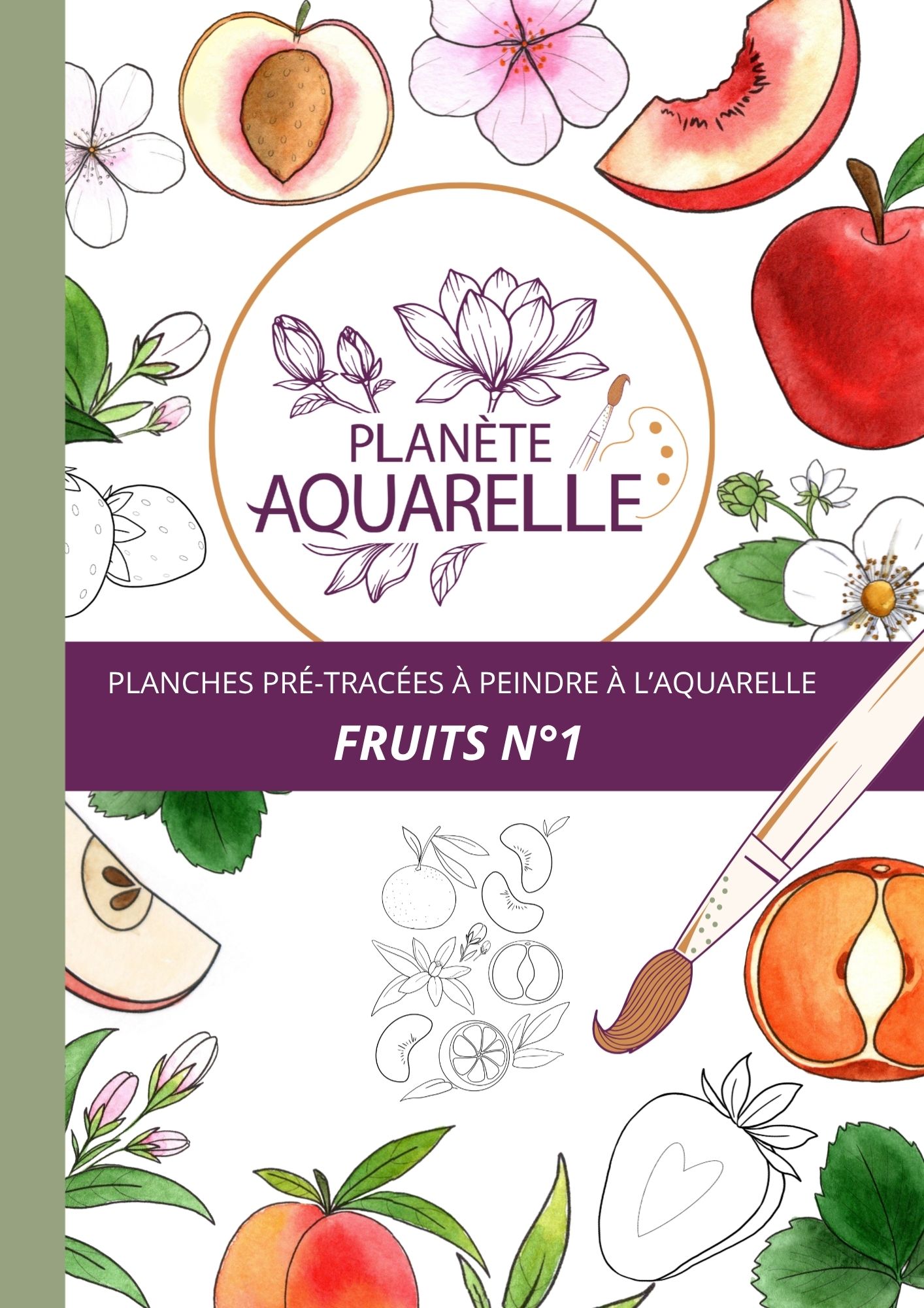 Kit Aquarelle - Fruits N°1